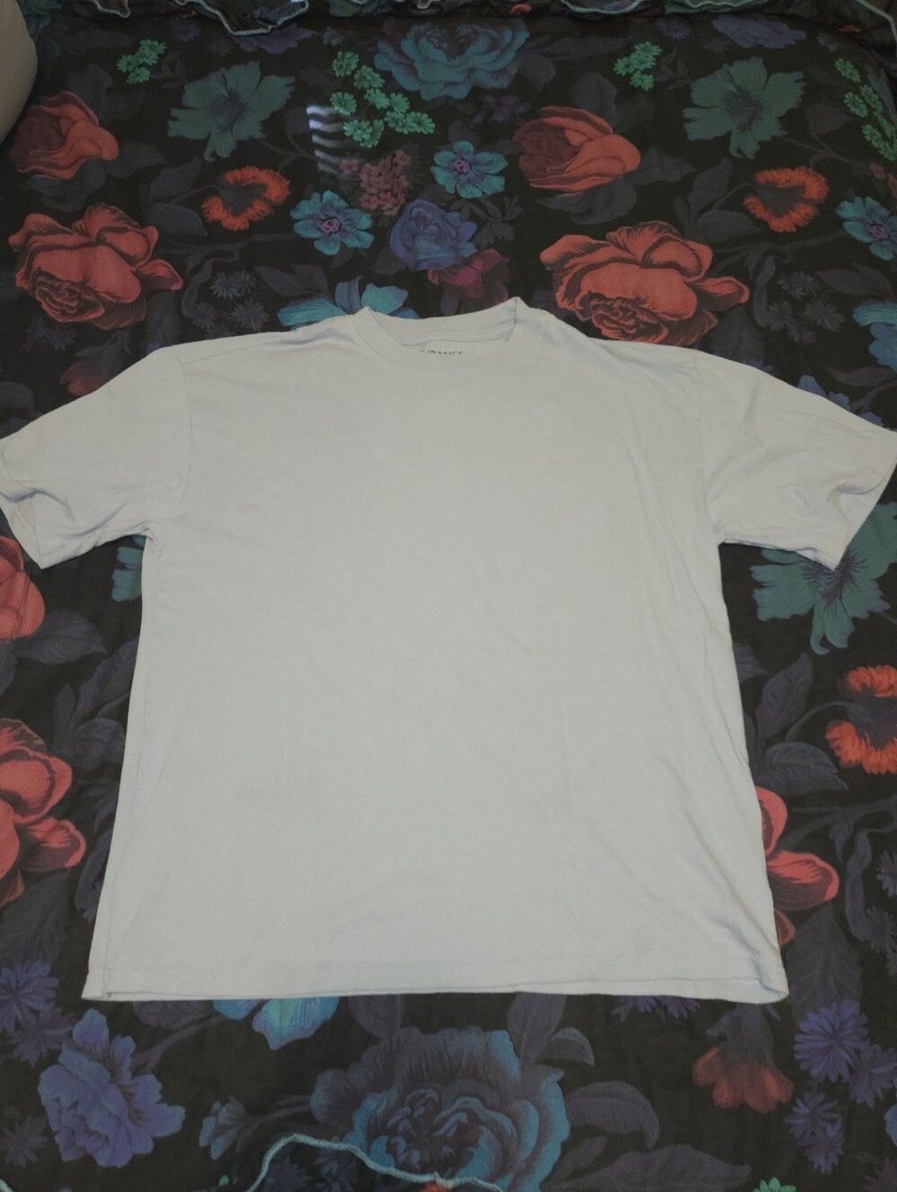 Pacsun Basics Pale Blue Oversize Cotton Tshirt